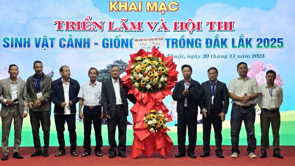 Khai mạc Triển lãm và Hội thi Sinh vật cảnh – Giống cây trồng Đắk Lắk 2025